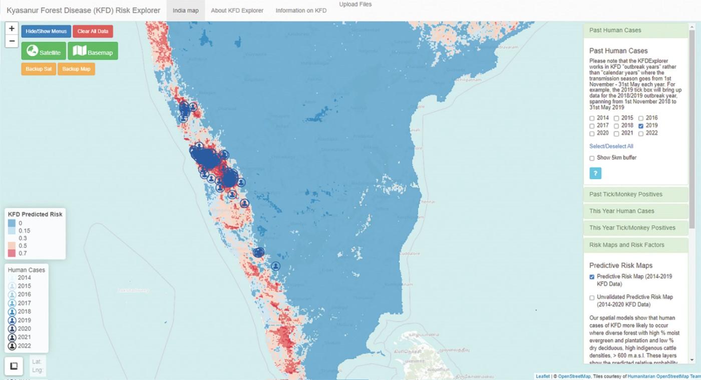 Kyasanur Forest Disease Risk Explorer Kyasanur Forest Disease Risk Explorer image