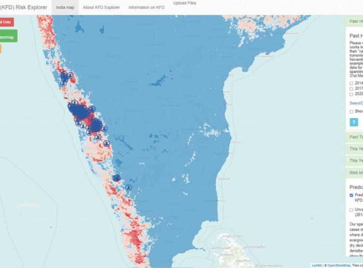 Kyasanur Forest Disease Risk Explorer image